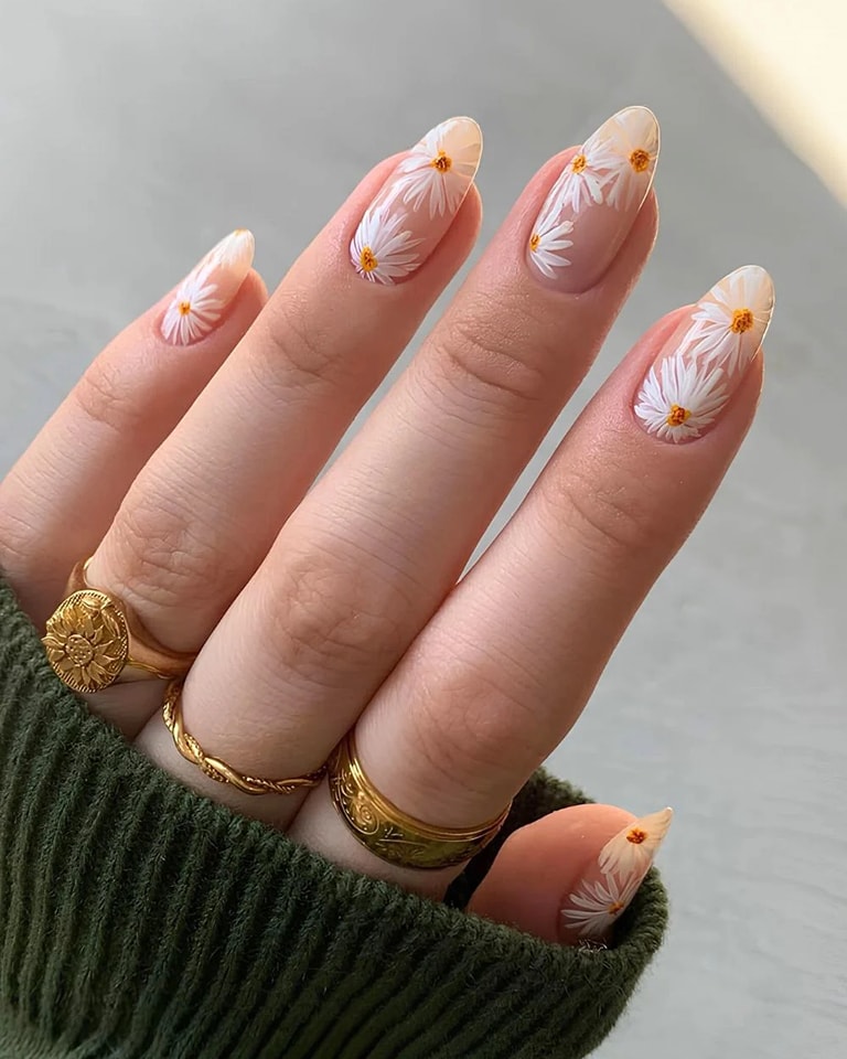 Autumn Shaped Nails