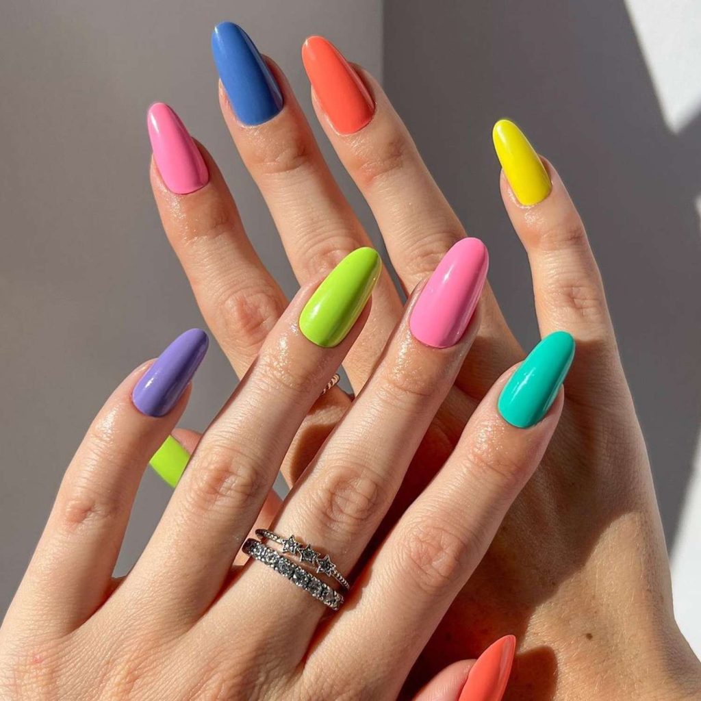 Neon Rainbow Colors