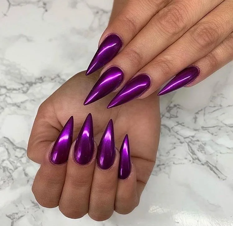 Purple Metallic Design