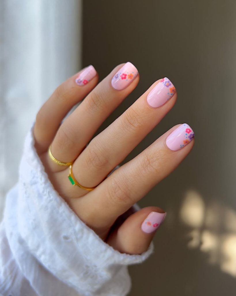 Flaming Floral Strokes

