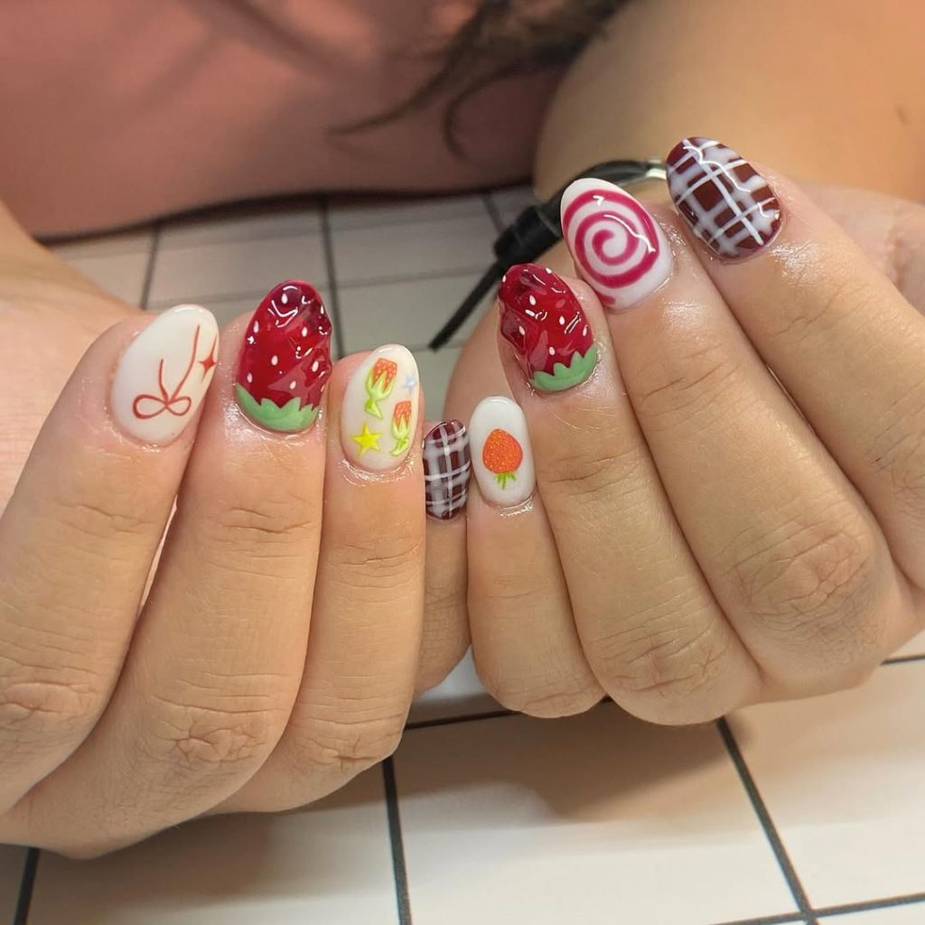 Strawberry Themed Gel