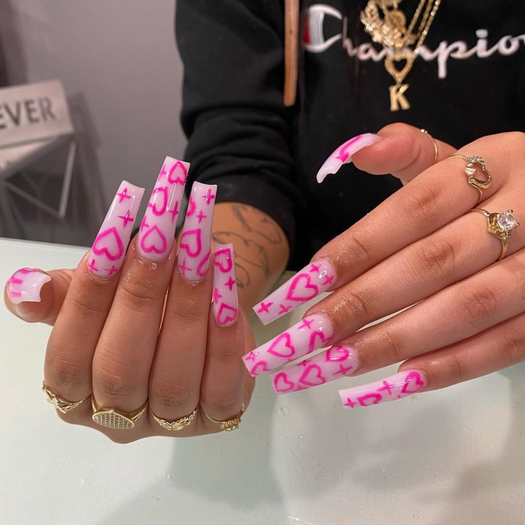 Pink Little Hearts