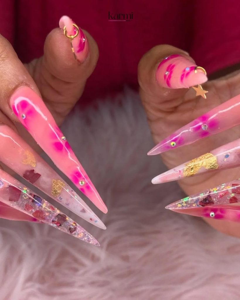 Long Pink Drizzle