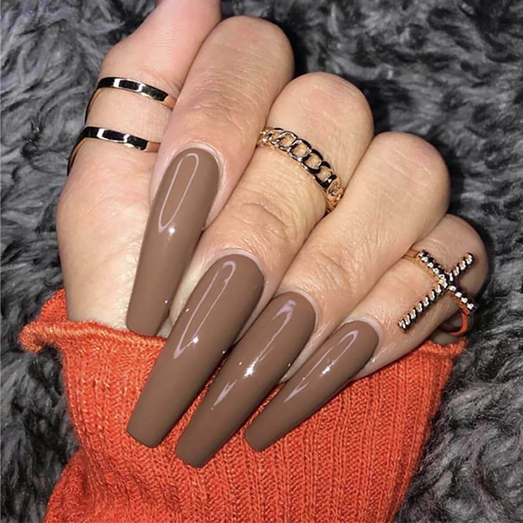 Brown Nails