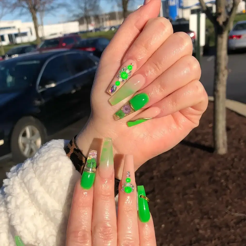 Evergreen Silk Slide