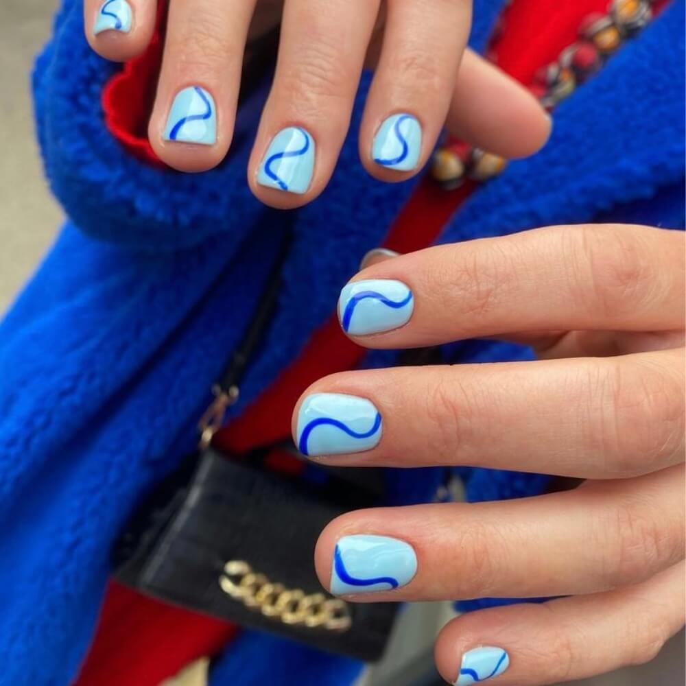 Blue Swirls 