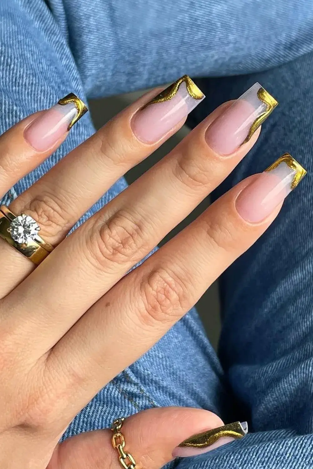 French Tip Acrylic Nails