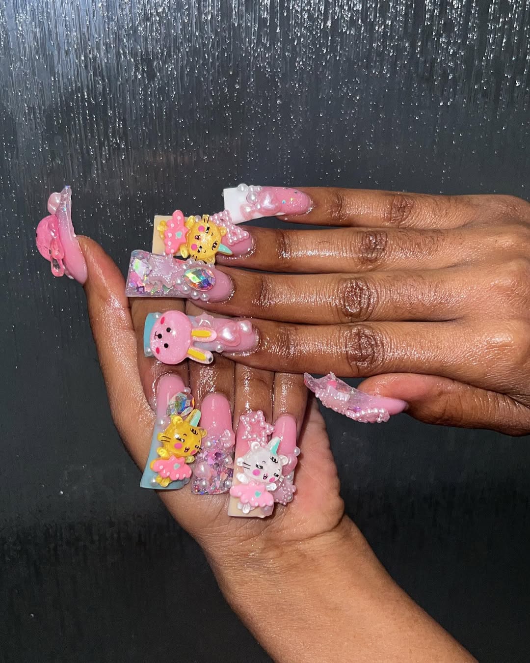 Pastel Wave Ducks