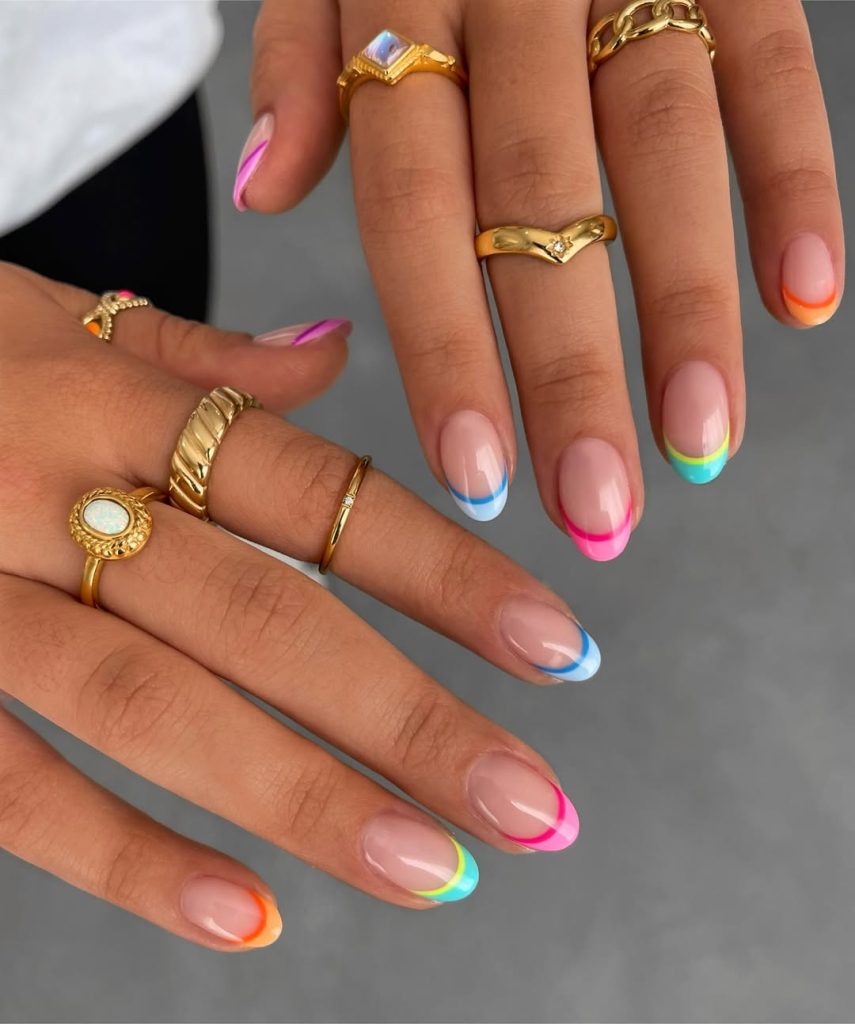 Colored French Fade