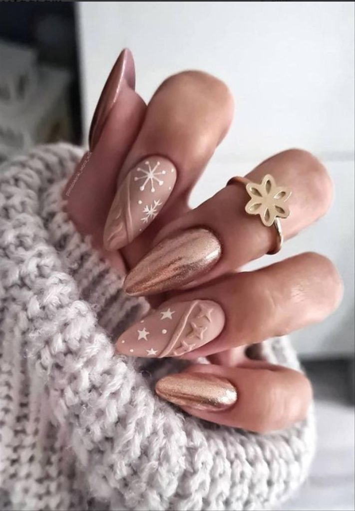 Snowflake Almond Charm