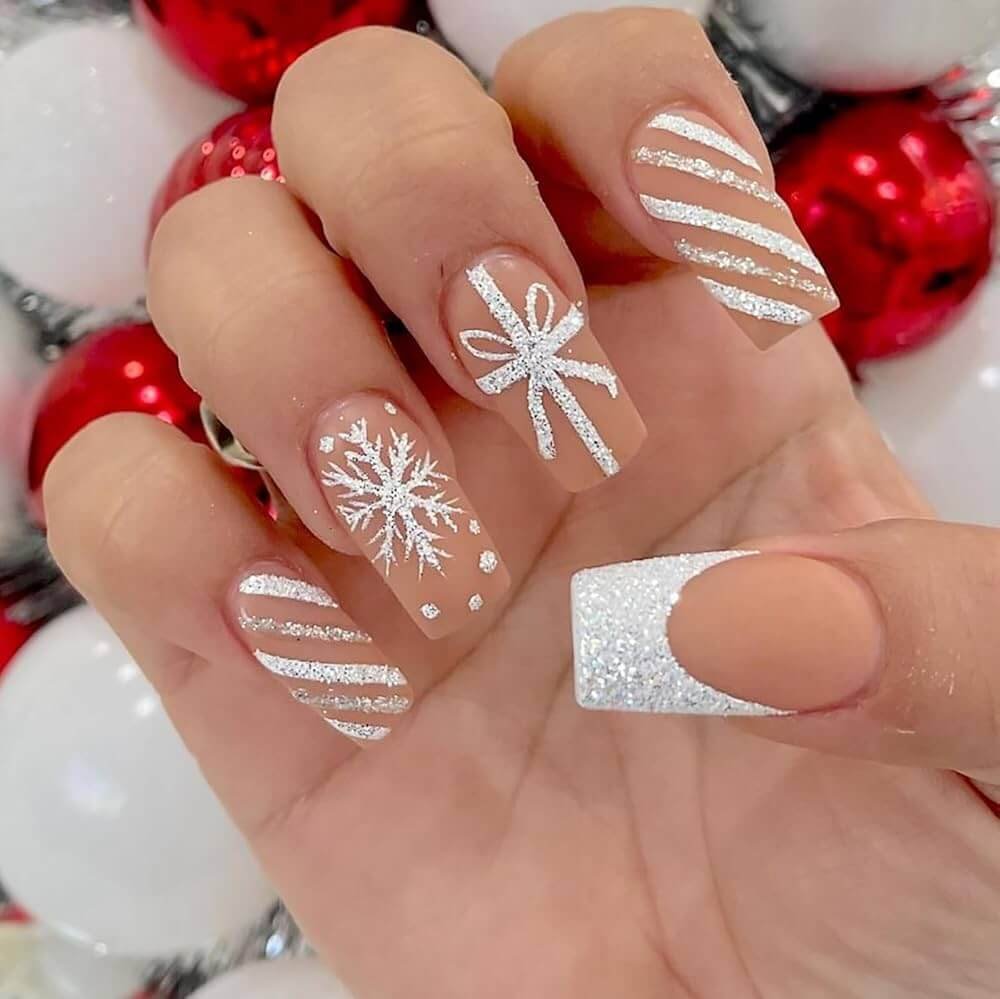 Snow Kissed Acrylic Elegance