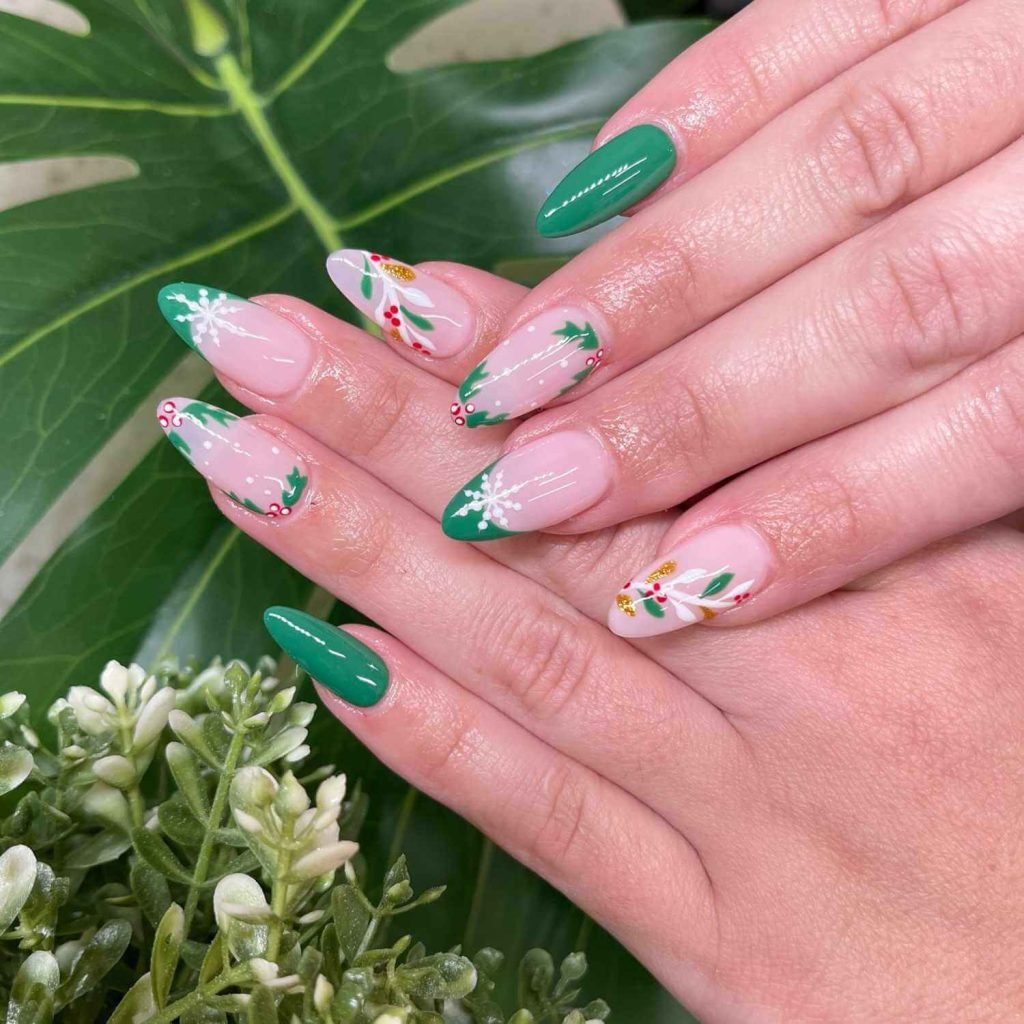 Mint Snowflake