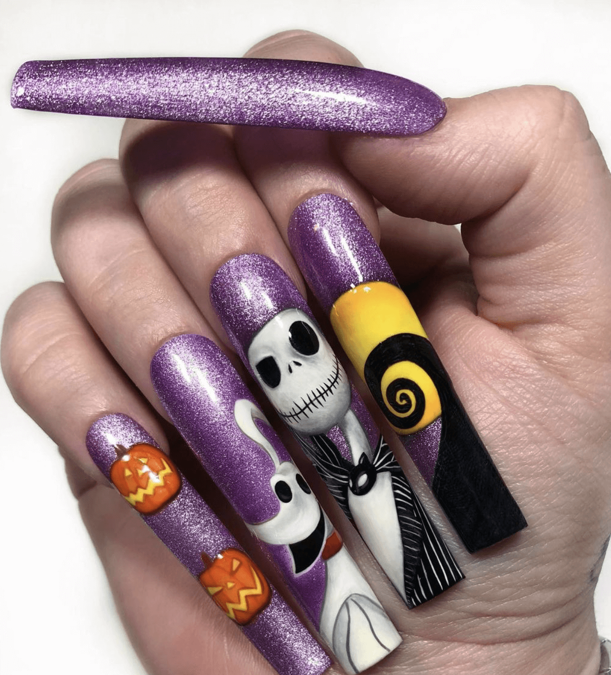 Nightmare Before Christmas Nails