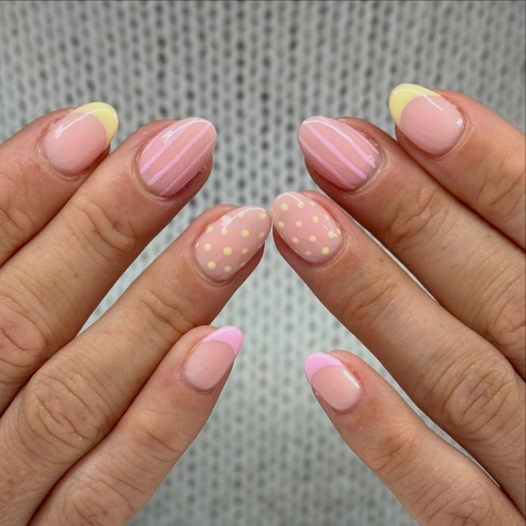 Cute Pastel Spring Nails Are Giving Sweet & Playful Vibes