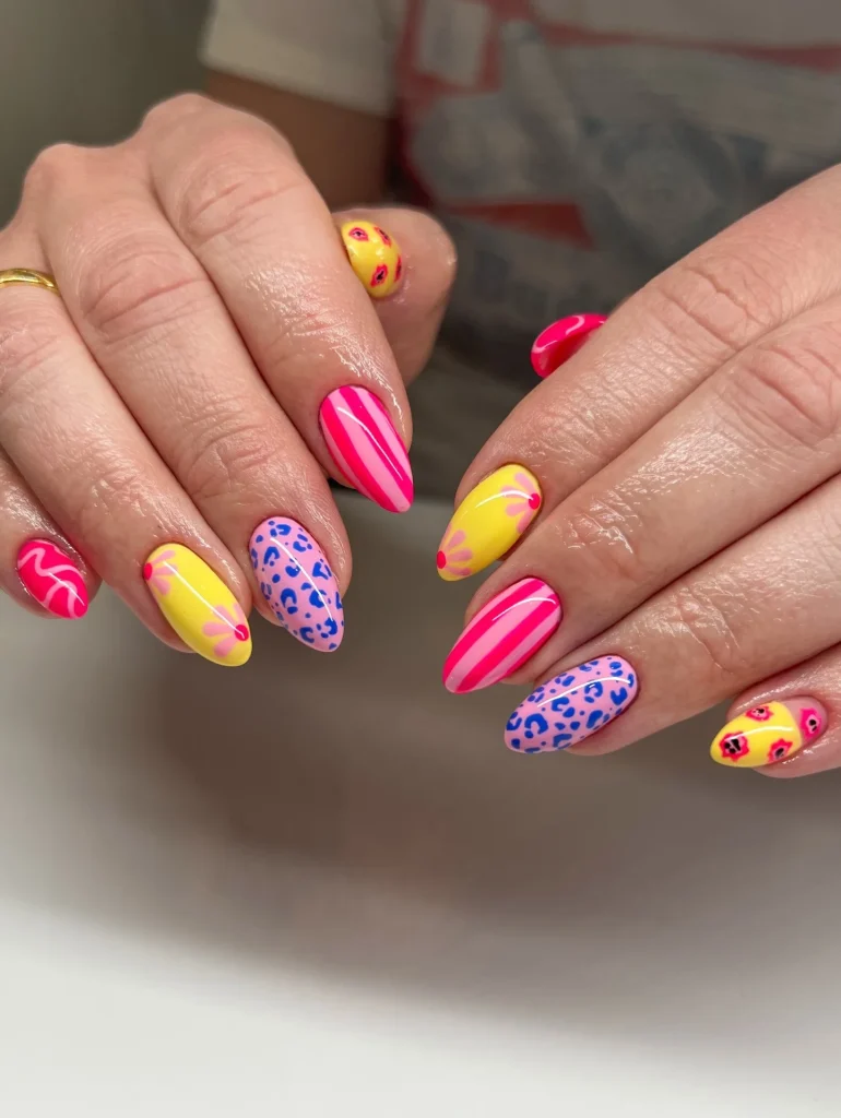 Pop Art Bright Nails That Bring Instant Fun Energy