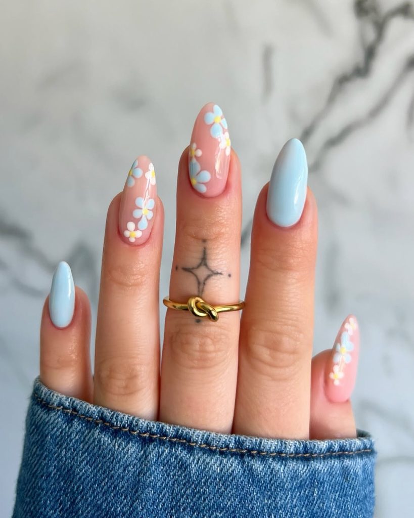 Blossom Bliss Pastel Nails That Scream Spring Freshness