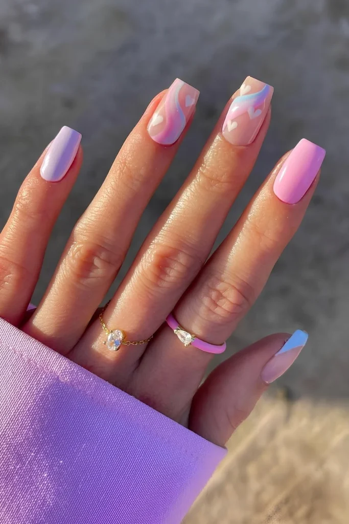 astel Heart Nails That Feel Sweet and Dreamy