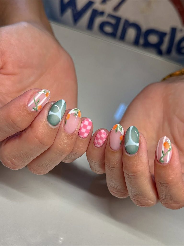 Cute Spring Nails Are Giving Fresh Picnic Vibes