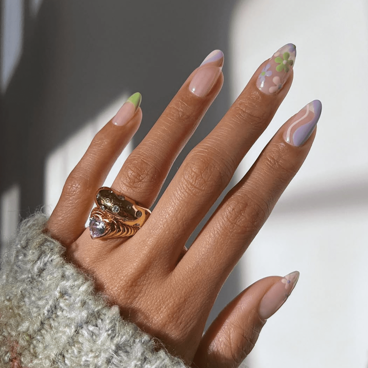 Cute Simple Spring Nails