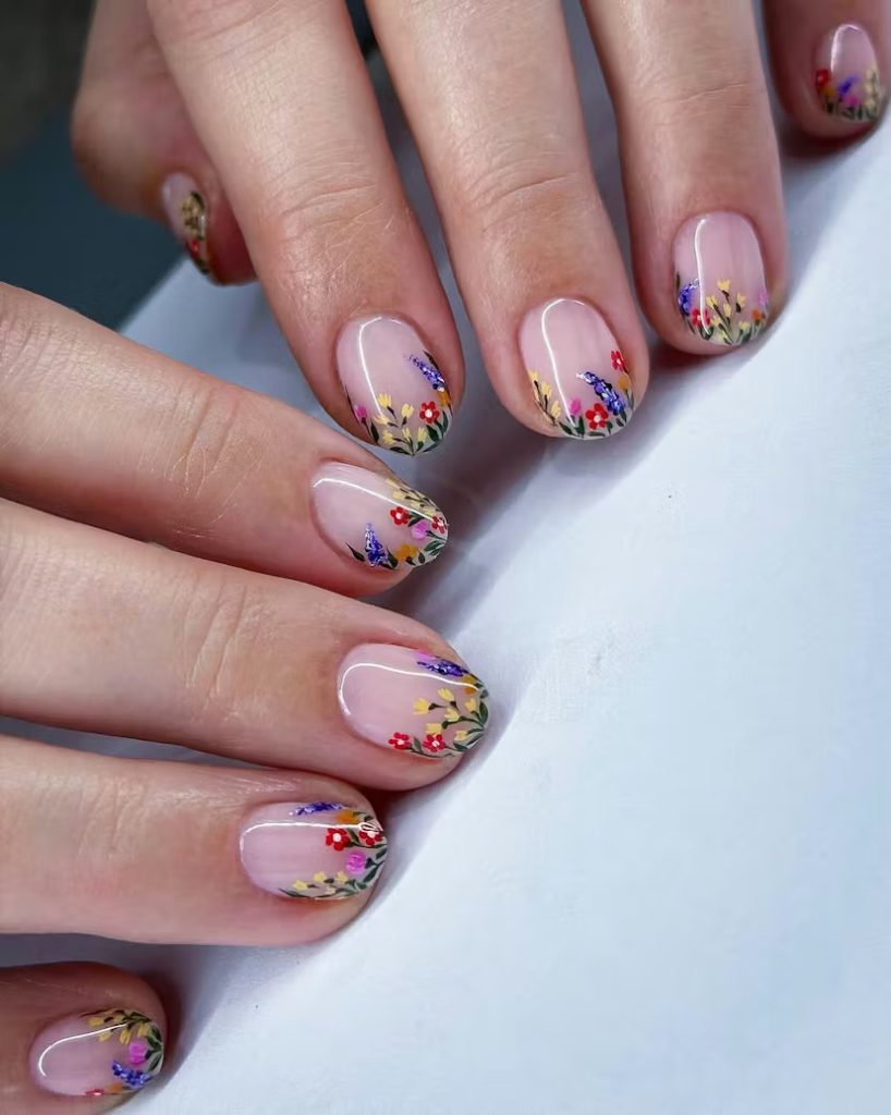Cute Floral Spring Nails That Feel Fresh and Charming