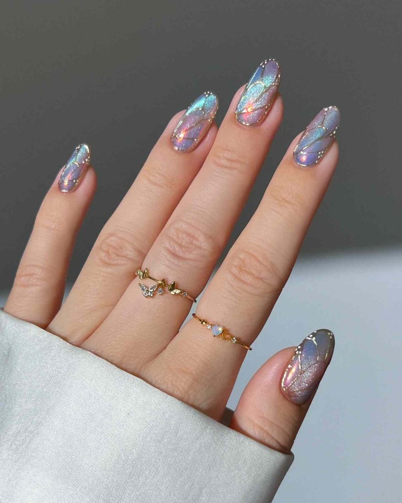 This Elegant Gel Nail Design Looks Straight Out of a Dream
