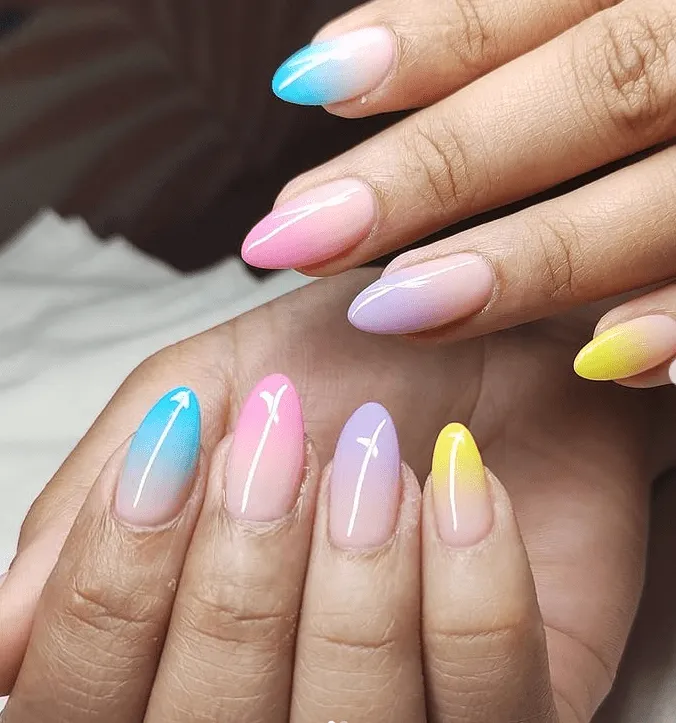 These Pastel Ombre Nails Feel Soft and Playful