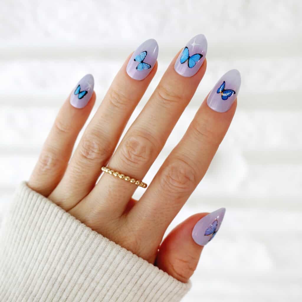 Butterfly Nails That Feel Soft and Dreamy