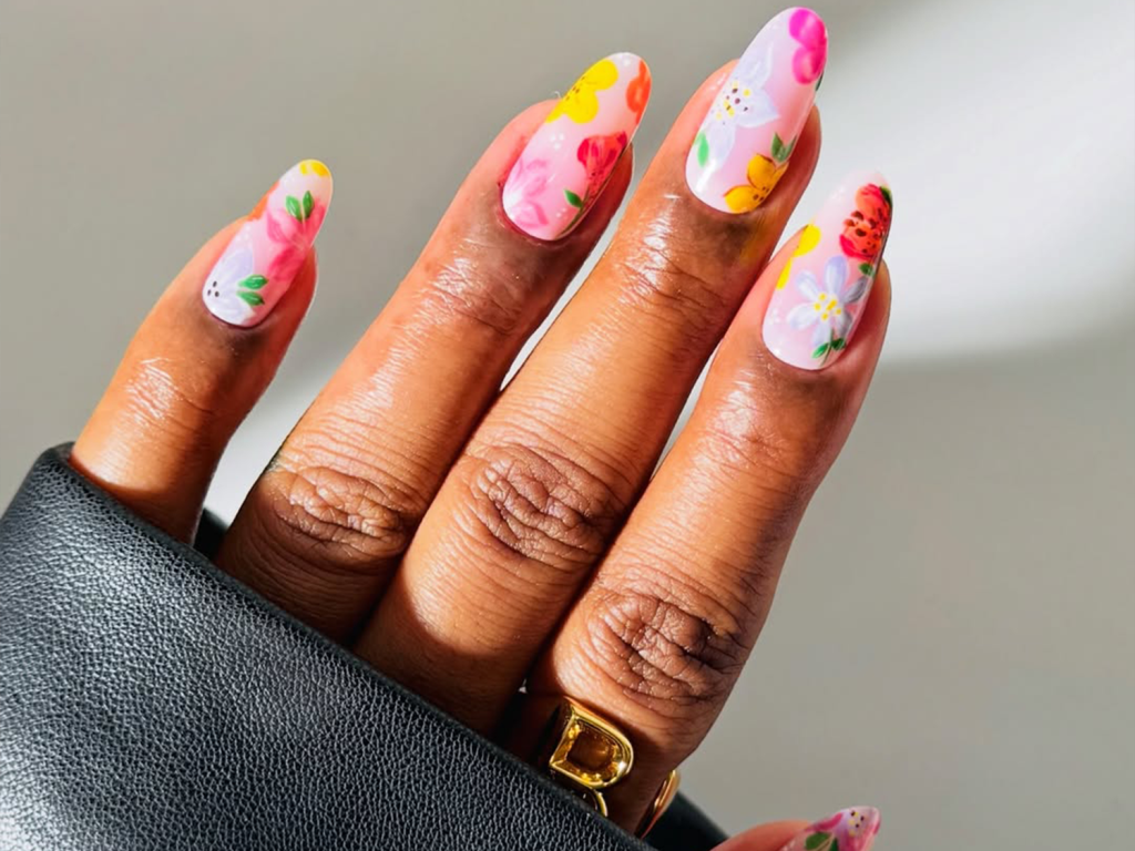 Colorful Floral Nails Are Blooming with Style