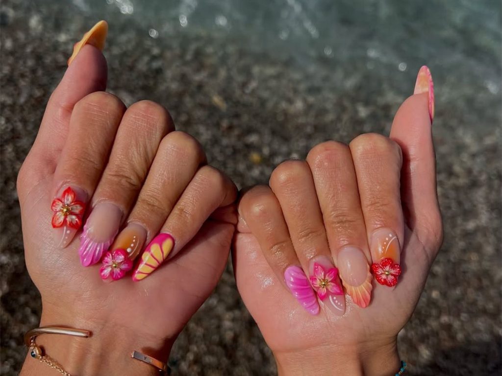 Tropical Bloom Nails That Scream Vacation Energy